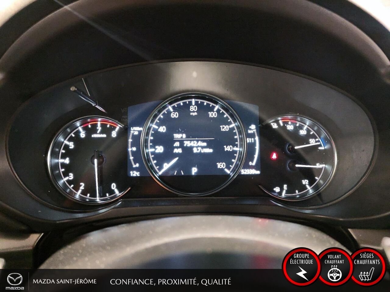 Mazda CX-5 GS | CUIR | AWD | MAGS | HAYON ÉLECTRIQUE | ACCÈS ET DÉMARRAGE SANS CLÉ 2025 Rouge Saint-Jérôme - photo #16