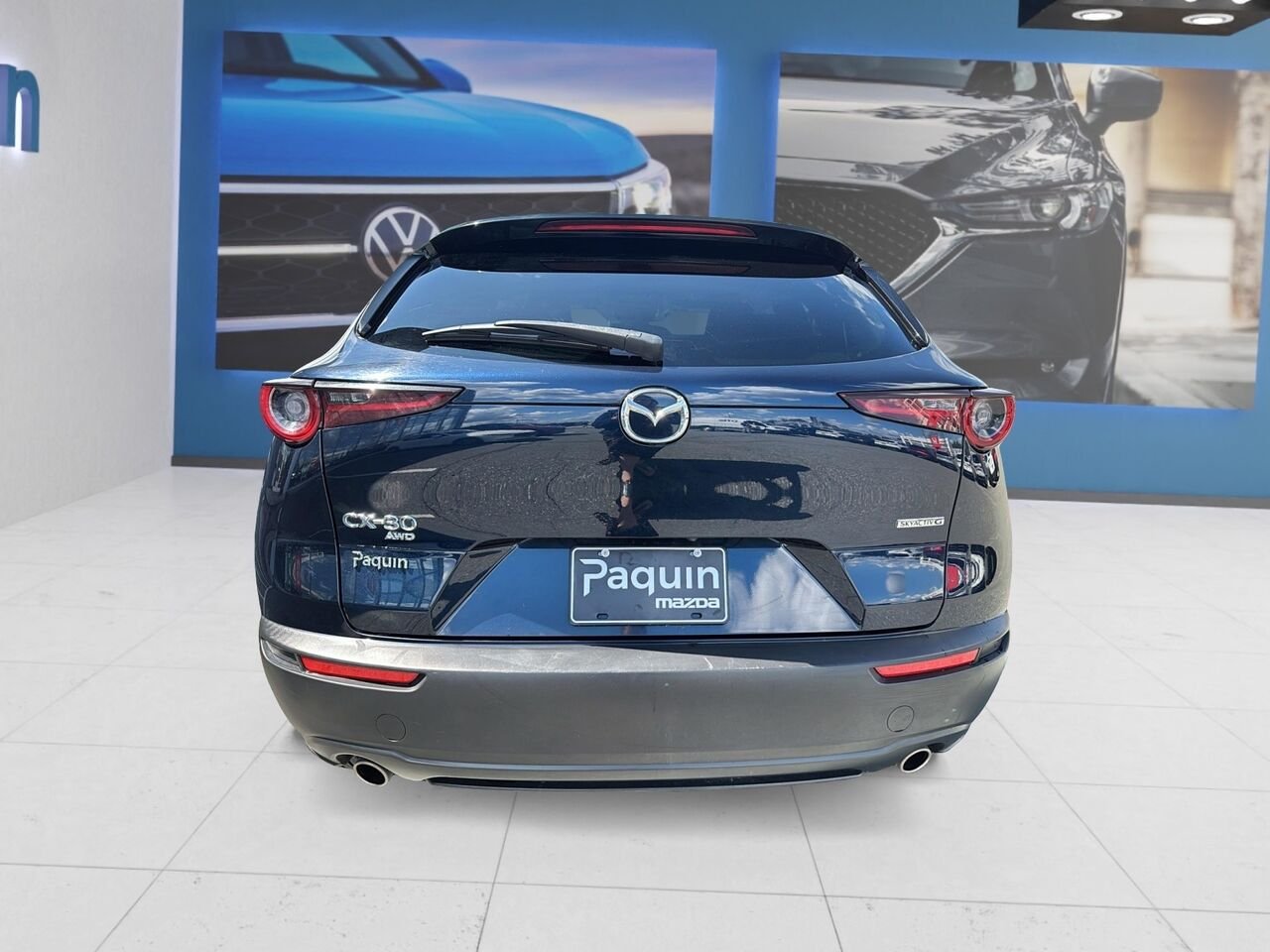 2021 Mazda CX-30 Blue Rouyn-Noranda - photo #2