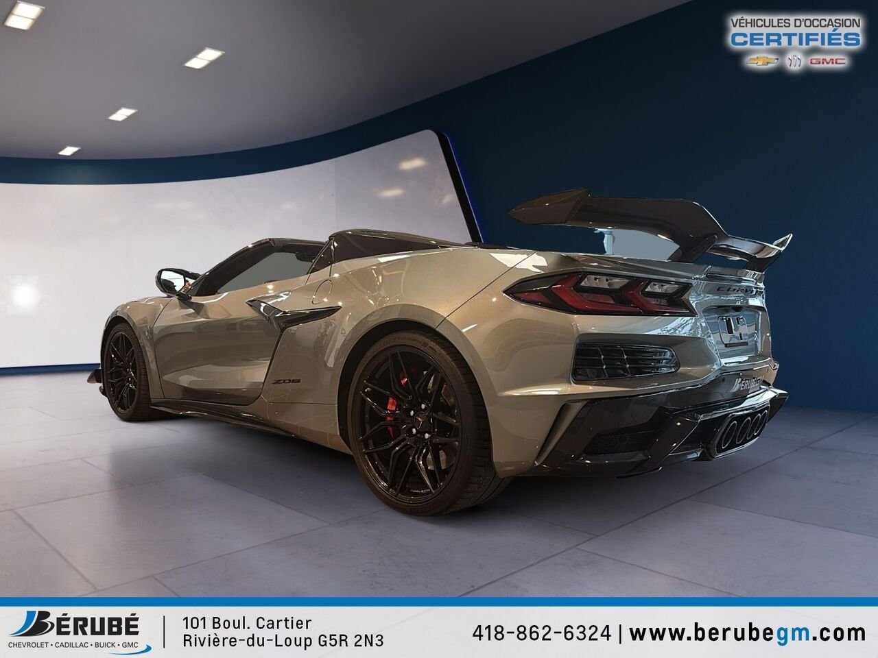 2024 CHEVROLET CORVETTE Z06 cabriolet 2 portes avec 3LZ Grey Rivière-du-Loup - photo #2