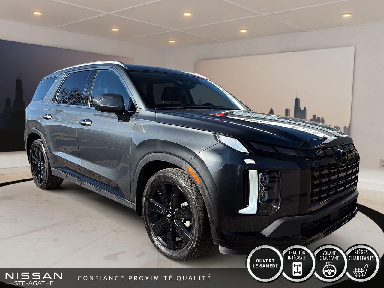 2023 Hyundai Palisade URBAN 8 PLACES TI | UN SEUL PROPRIÉTAIRE | TOIT OUVRANT | APPLE CARPLAY | DÉMARREUR À DISTANCE Blue Saint-Jérôme - photo #2