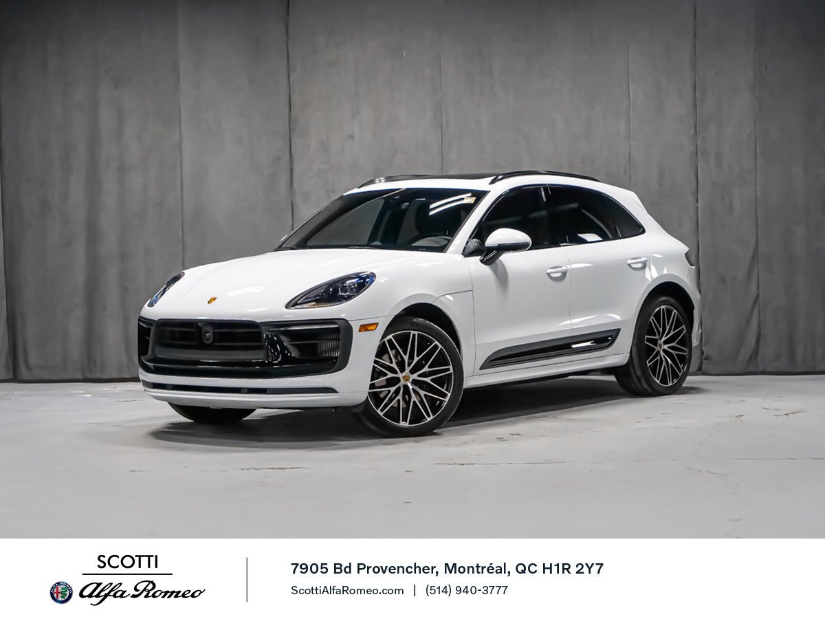 Porsche Macan S MAGS 21PO SUSPENSION ADAPT ECHAPPEMENT EN CARBON 2023 Blanc Montréal - photo #0