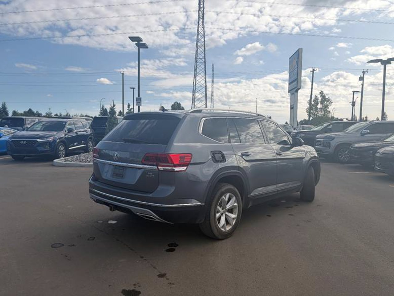 2018 Volkswagen Atlas Execline 3.6 FSI 4MOTION Grey Sherwood Park - photo #4