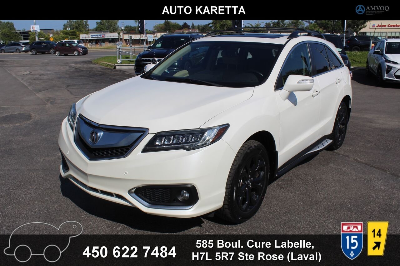 Acura RDX VIN: 5J8TB4H72HL803792 2017 Blanc Sainte-Rose - photo #0