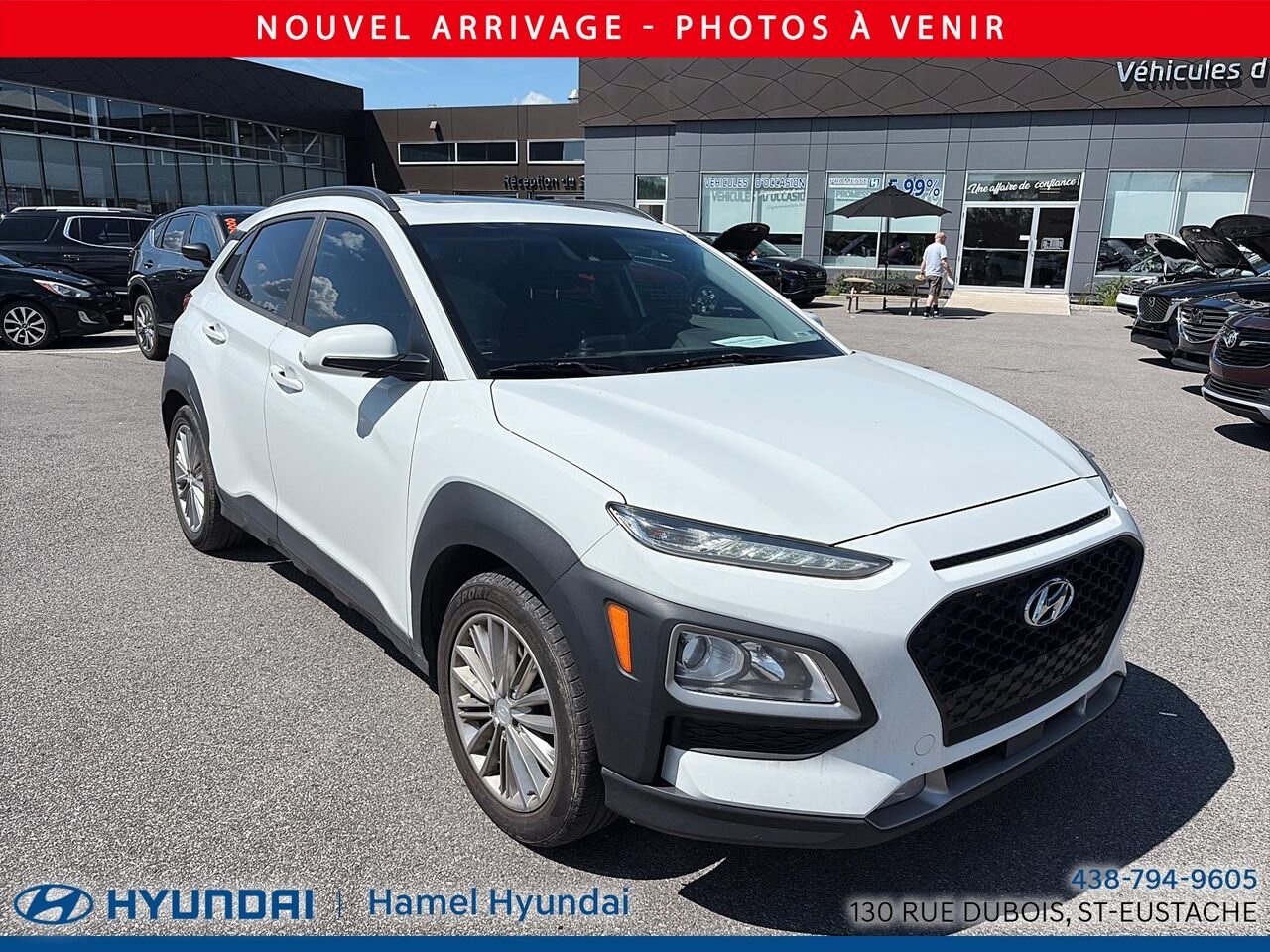 2019 Hyundai Kona White Saint-Eustache - photo #1
