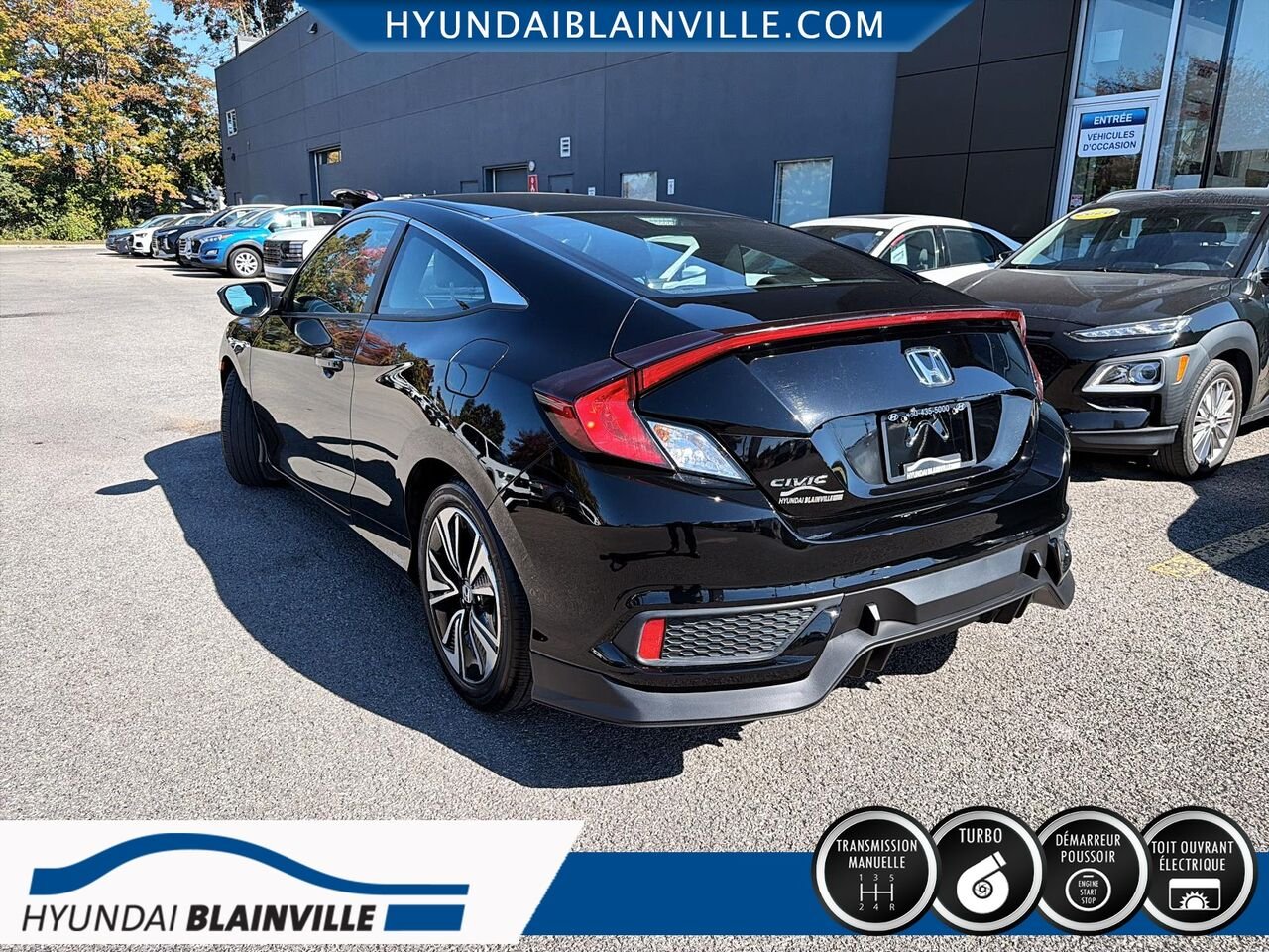 Honda Civic Coupé 2017 Noir Blainville - photo #5