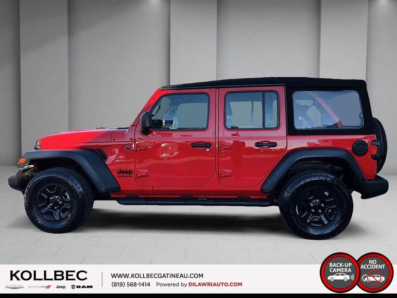 JEEP WRANGLER Sport 4x4 2024 Rouge Ottawa & Gatineau - photo #18