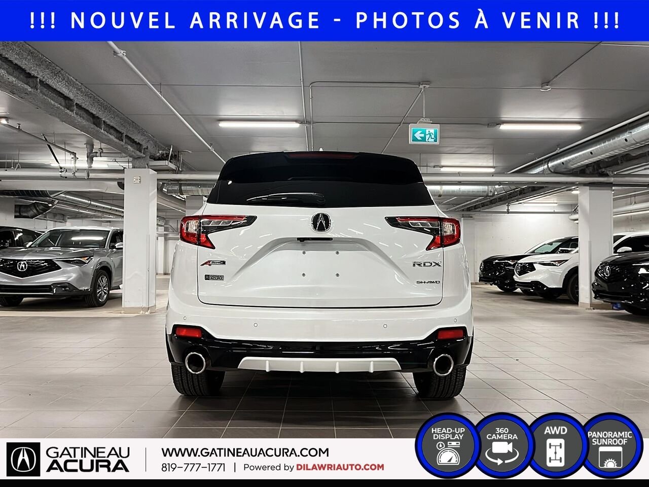 Acura RDX A-Spec Platinum Élite SH-AWD 2025 Blanc Gatineau - photo #5