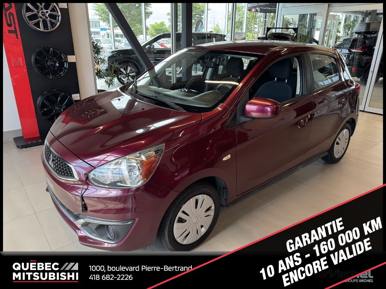 Mitsubishi Mirage 2017 Rouge Saint-Eustache - photo #0