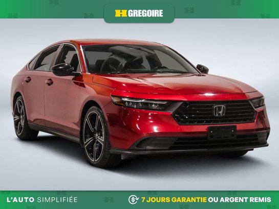 2023 Honda Accord Sport AUTO AC TOIT GR ELECT MAGS CAM RECUL BLEUTOO Red