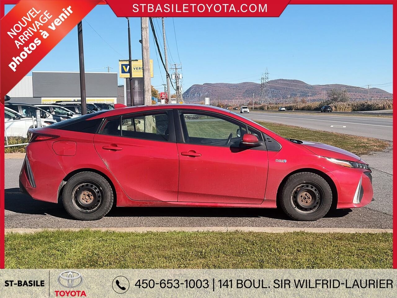 TOYOTA Prius Prime 2022 Rouge Saint-Basile-le-Grand - photo #3