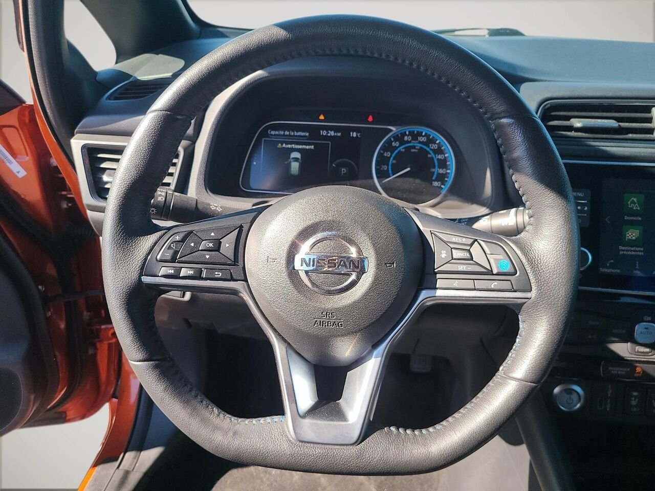 Nissan LEAF SV PLUS 2022 Orange Québec - photo #11