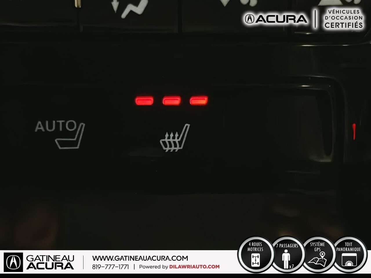 2024 Acura MDX Tech SH-AWD Black Gatineau - photo #6
