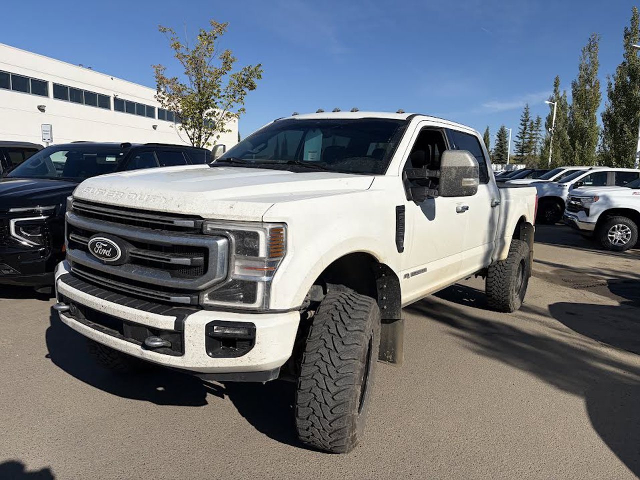 2022 Ford Super Duty F-350 SRW Platinum 4WD Crew Cab 6.75' Box White Sherwood Park - photo #2