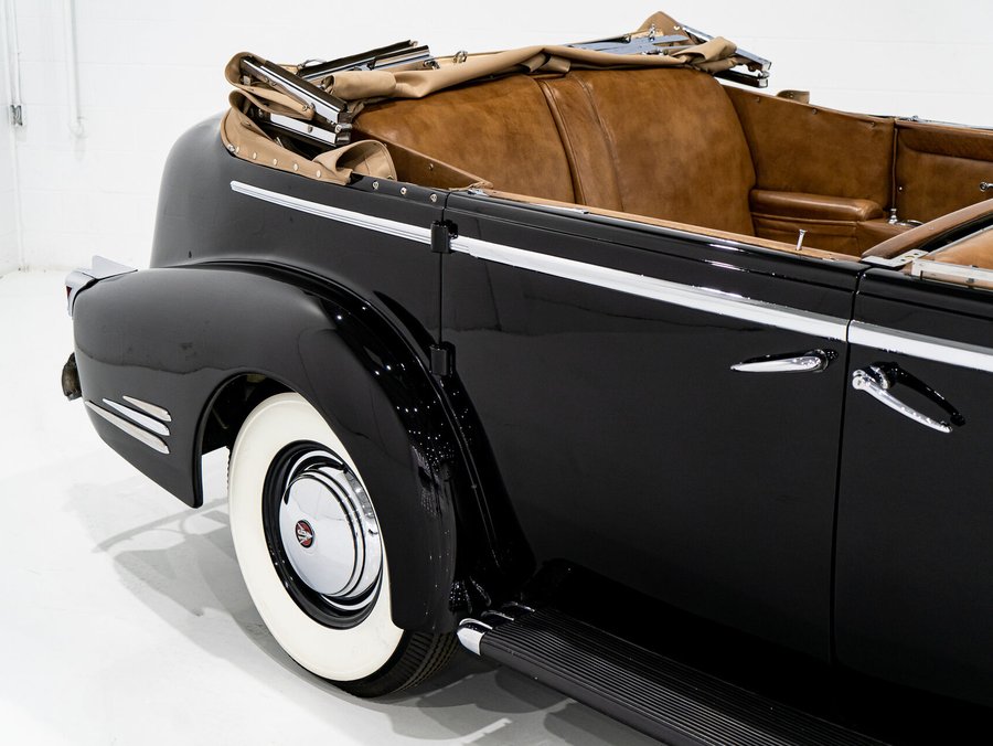 1938 Cadillac Series 90 **PRICE IN USD**1 of 13 V16 Black