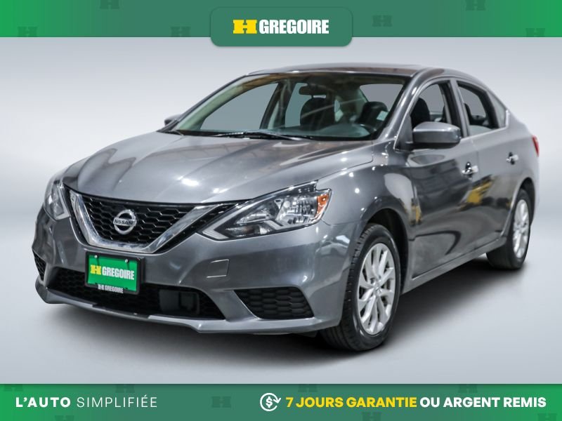 2019 Nissan Sentra SV AUTO AC TOIT MAGS CAM RECULE BLUETOOTH Grey