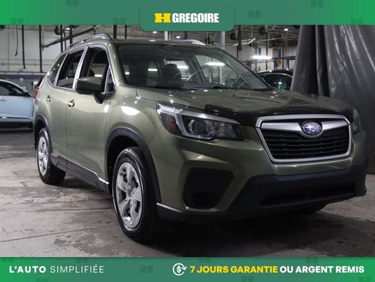 2019 Subaru Forester 2.5i AWD AUTO A/C CAM RECUL BLUETOOTH Green