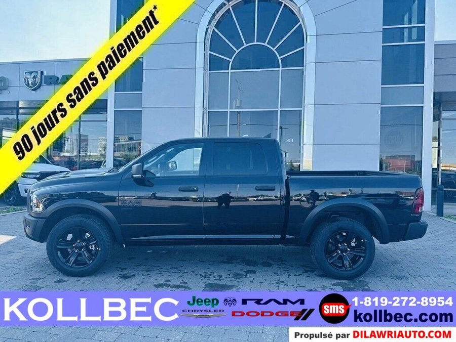 2024 Ram 1500 Classic ***CLEAN CARFAX*** Diamond Black Crystal Pearl