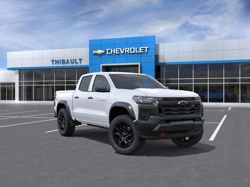 CHEVROLET COLORADO Trail Boss cabine multiplace 4RM 2026 Blanc Sherbrooke - photo #0