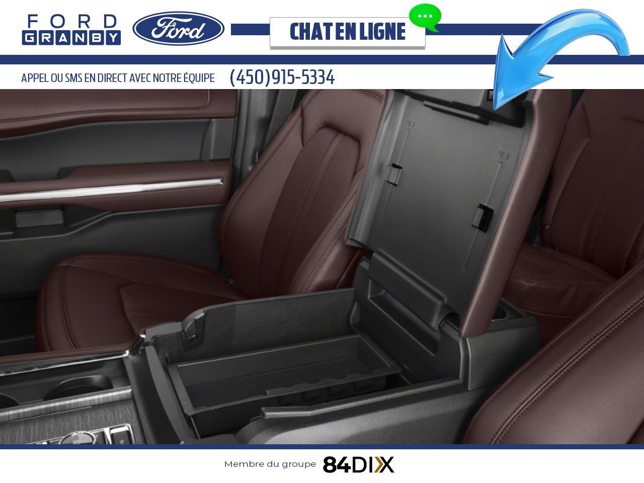 Ford Expedition 2022 Noir agate Granby - photo #7