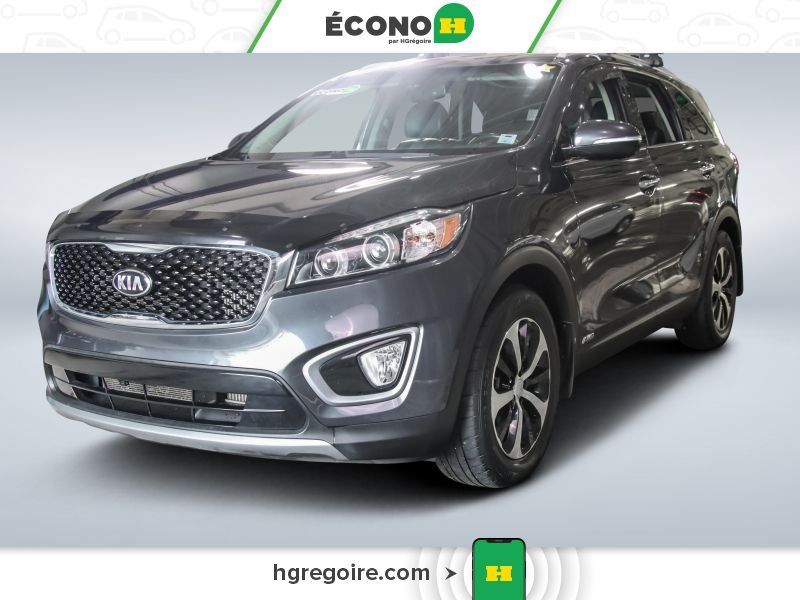 Kia Sorento EX Turbo AWD CUIR BLUETOOTH CAMÉRA MAGS 2018 Gris