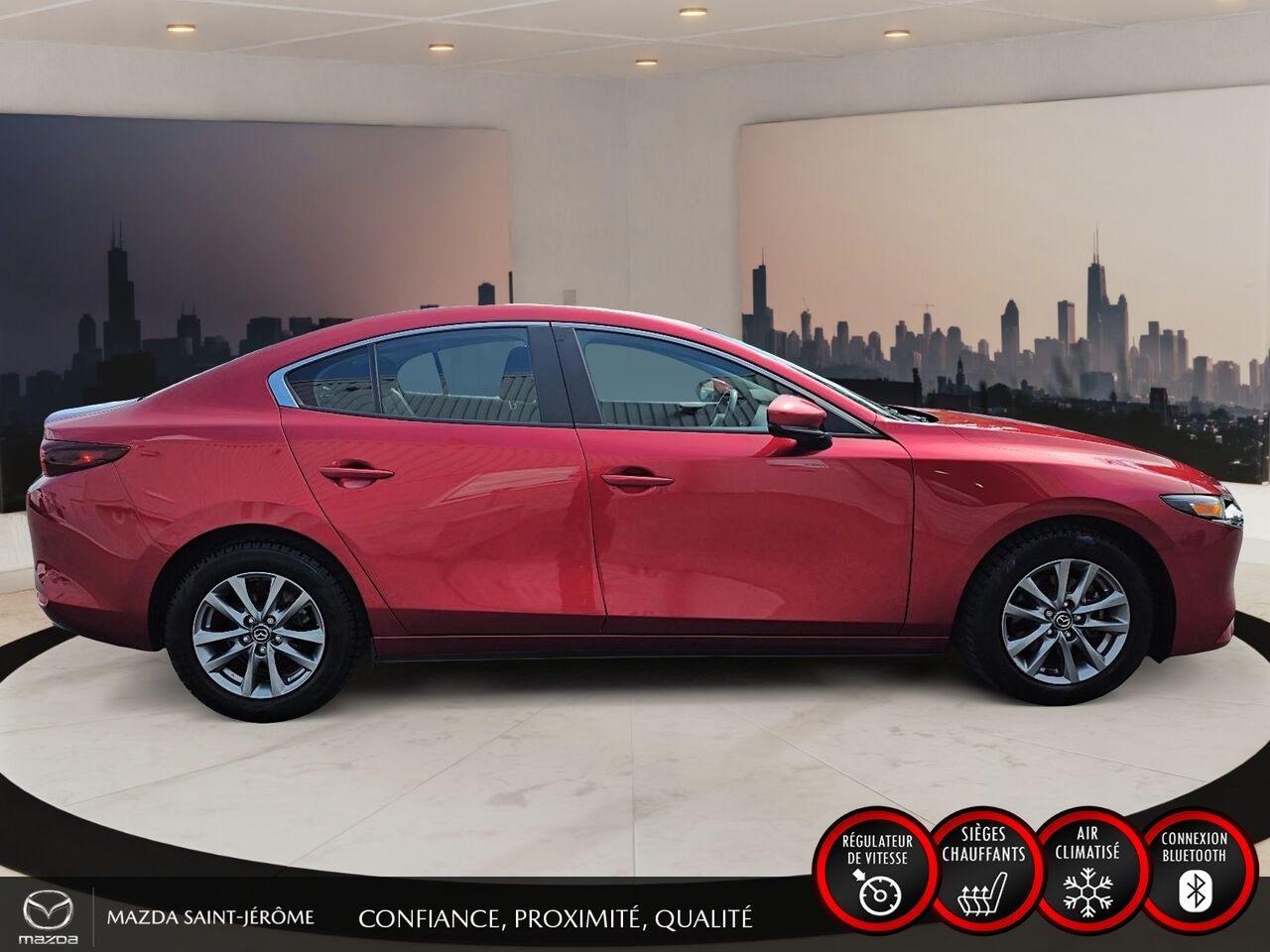 2023 Mazda Mazda3 Red Ste-Agathe des Monts - photo #4