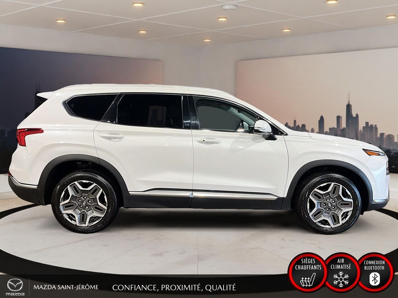 Hyundai Santa Fe Hybrid 2022 Blanc Ste-Agathe des Monts - photo #4