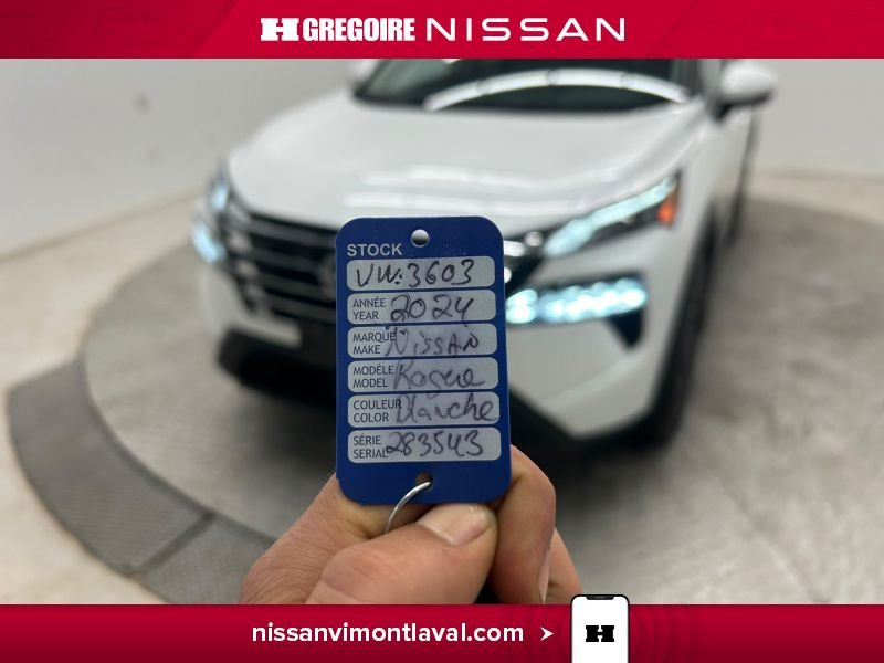 Nissan Rogue VW3603 | SV Moonroof AWD CARPLAY A PARTIR DE 2.99% 2024 Blanc Laval - photo #44