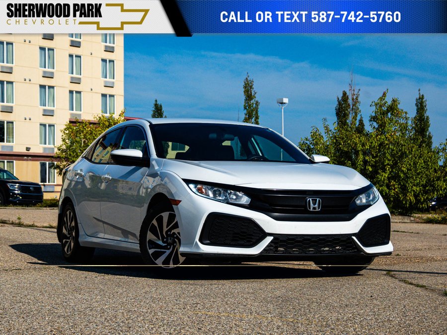 2018 Honda Civic Hatchback LX 1.5L CVT | Heated Seats White