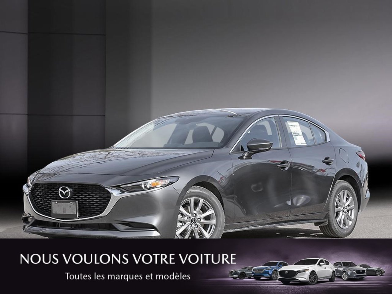 Mazda Mazda3 3MZBPABL0TM513233 2026 Gris mécanique métallisé Mirabel - photo #0