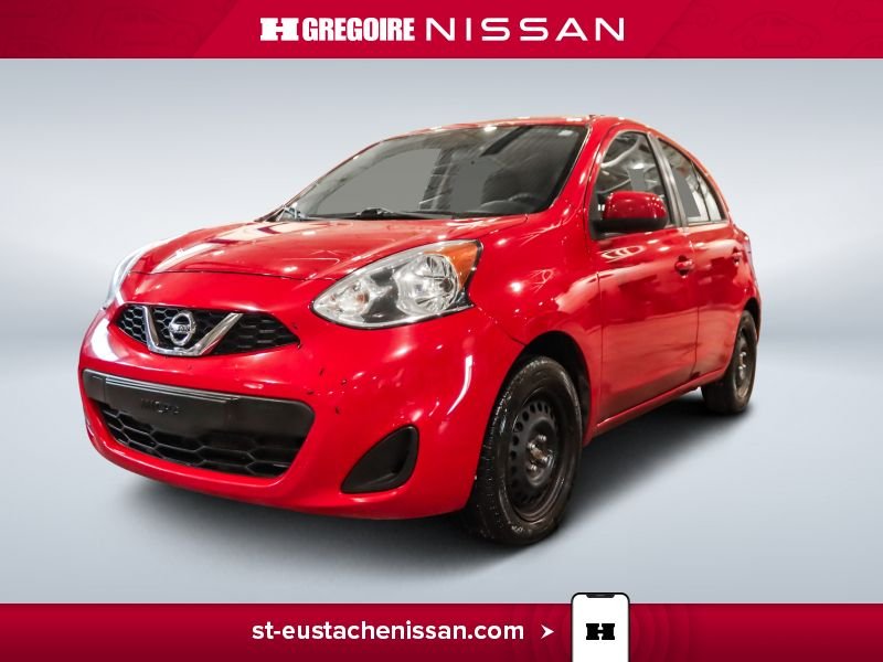 2017 Nissan MICRA Red Saint-Eustache - photo #4