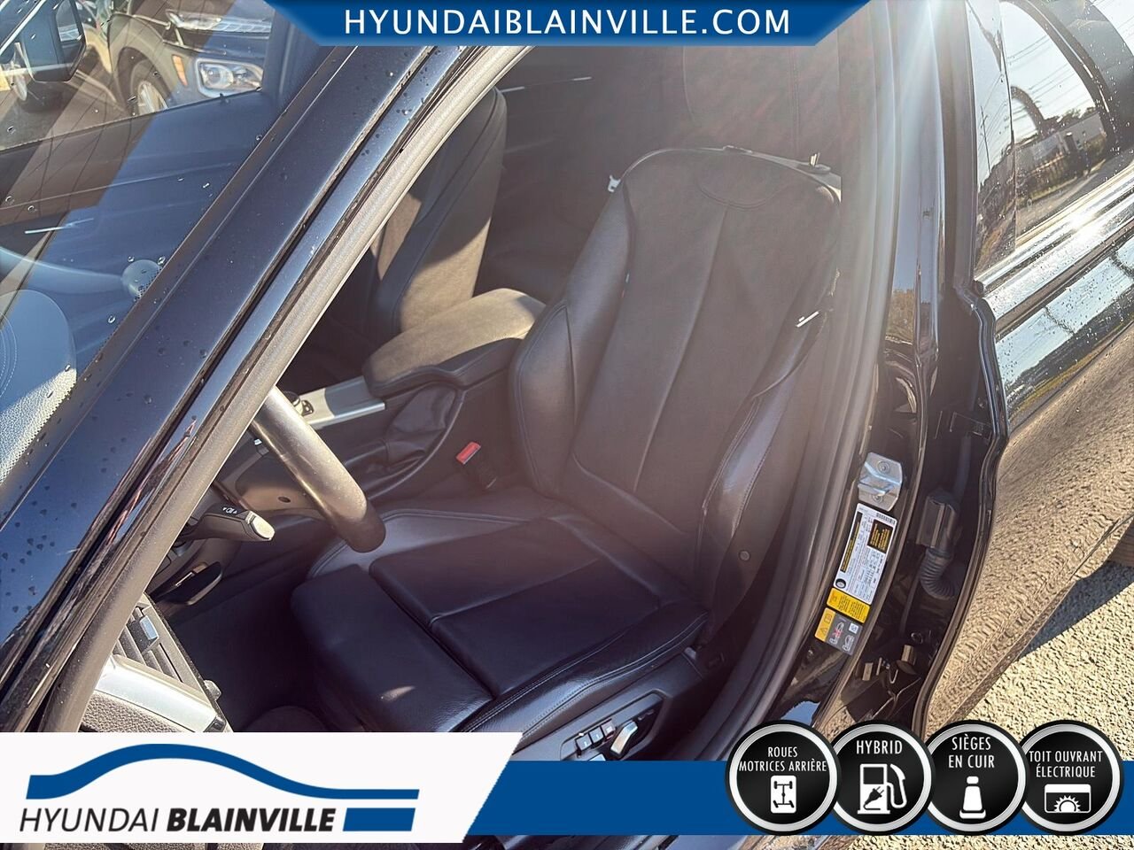 BMW Série 3 2018 Noir Blainville - photo #8