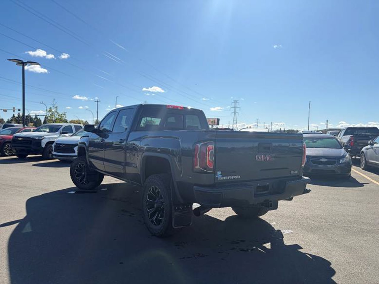 2018 GMC Sierra 1500 4WD Crew Cab 143.5 SLT Grey Sherwood Park - photo #3