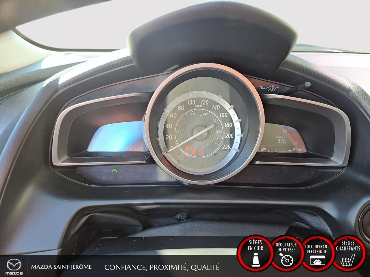 2016 Mazda CX-3 GS LUXURY | JAMAIS ACCIDENTÉ | TOIT OUVRANT | CUIR | MAGS Blue Saint-Jérôme - photo #15