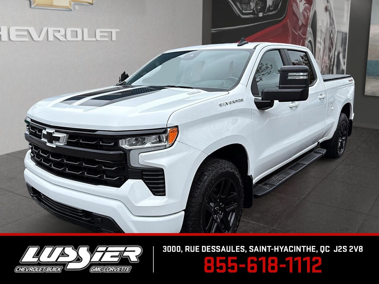 CHEVROLET SILVERADO 1500 1500 RST 2023 Blanc Saint-Hyacinthe - photo #0