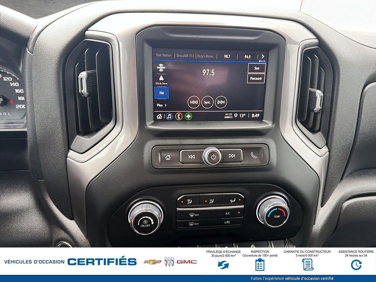 CHEVROLET SILVERADO Custom Trail Boss cabine multiplace 4RM 157 po 2022 GRIS CEND Montmagny - photo #12