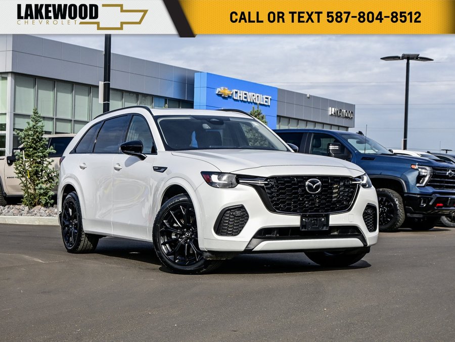 2025 Mazda CX-70 MHEV GT AWD 3.3L | Panoramic Sunroof White