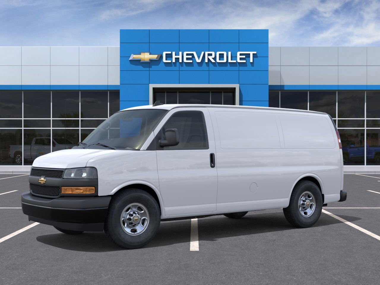 Chevrolet Fourgonnette Express utilitaire Traction arrière 2500 135 po 2025 BLANC SOMMET Gatineau - photo #1
