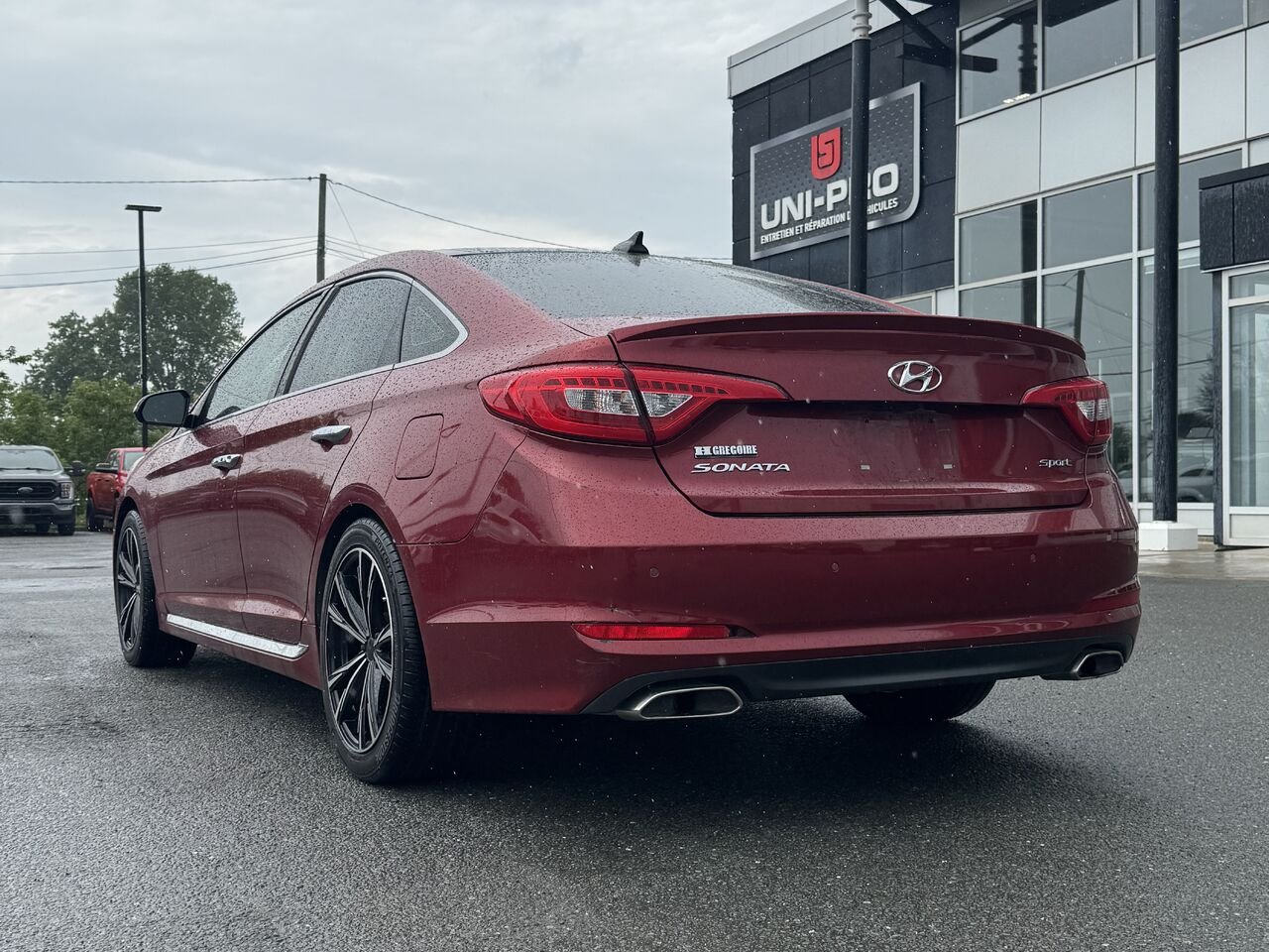 2015 Hyundai Sonata Sport Red Granby - photo #4
