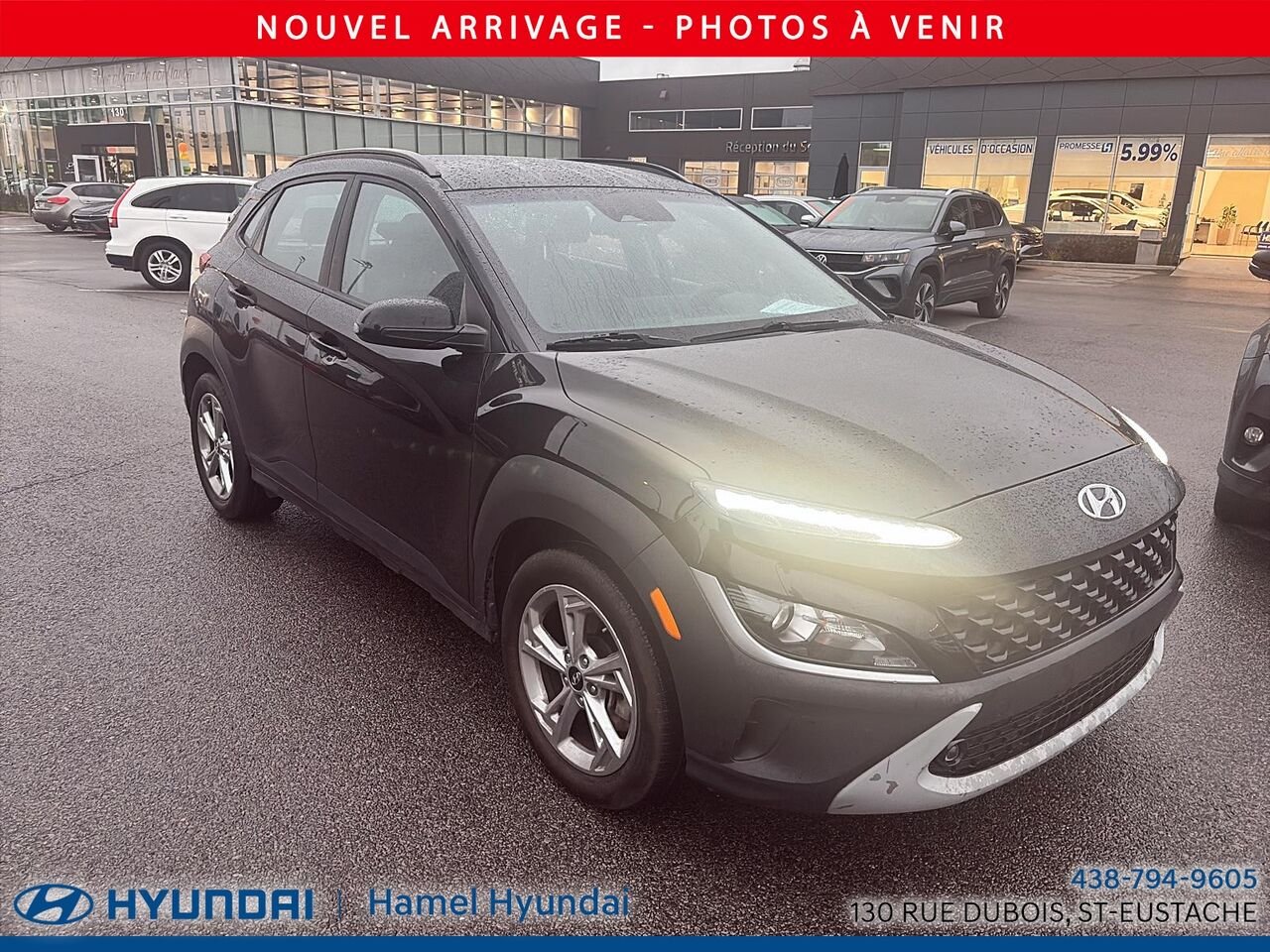 Hyundai Kona 2022 Noir Saint-Eustache - photo #1