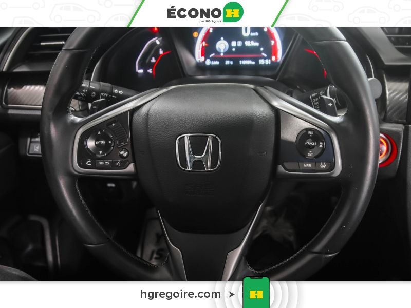 Honda Civic 822544 | SPORT A/C TOIT GR ELECT CAM RECUL MAGS 2017 Bleu Laval - photo #13