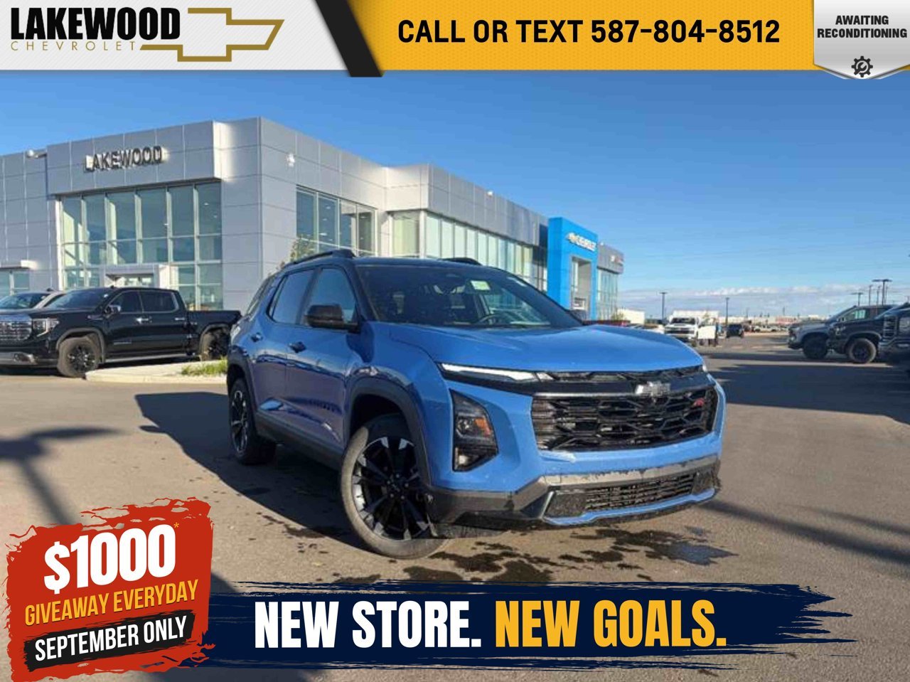 2025 Chevrolet Equinox AWD 4dr RS Blue Sherwood Park - photo #0
