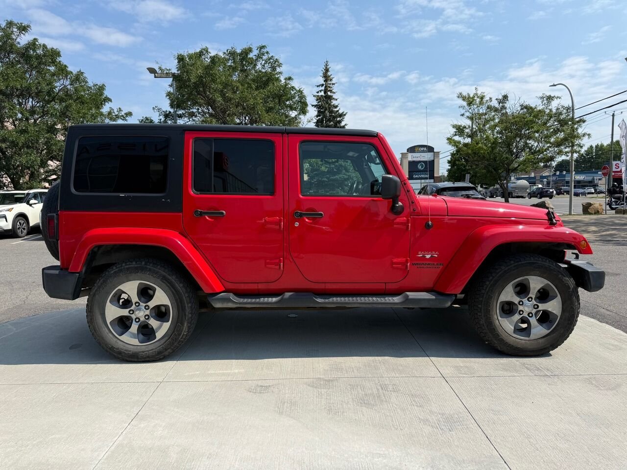 Jeep Wrangler Unlimited unlimited SAHARA | JAMAIS ACCIDENTÉ✅ 2017 Rouge Châteauguay - photo #3