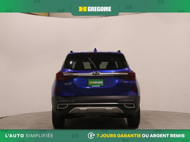 Kia Seltos 822928 | EX AWD AUTO AC CUIR TOIT MAGS CAM RECUL BLEUTOOTH 2021 Bleu Laval - photo #7