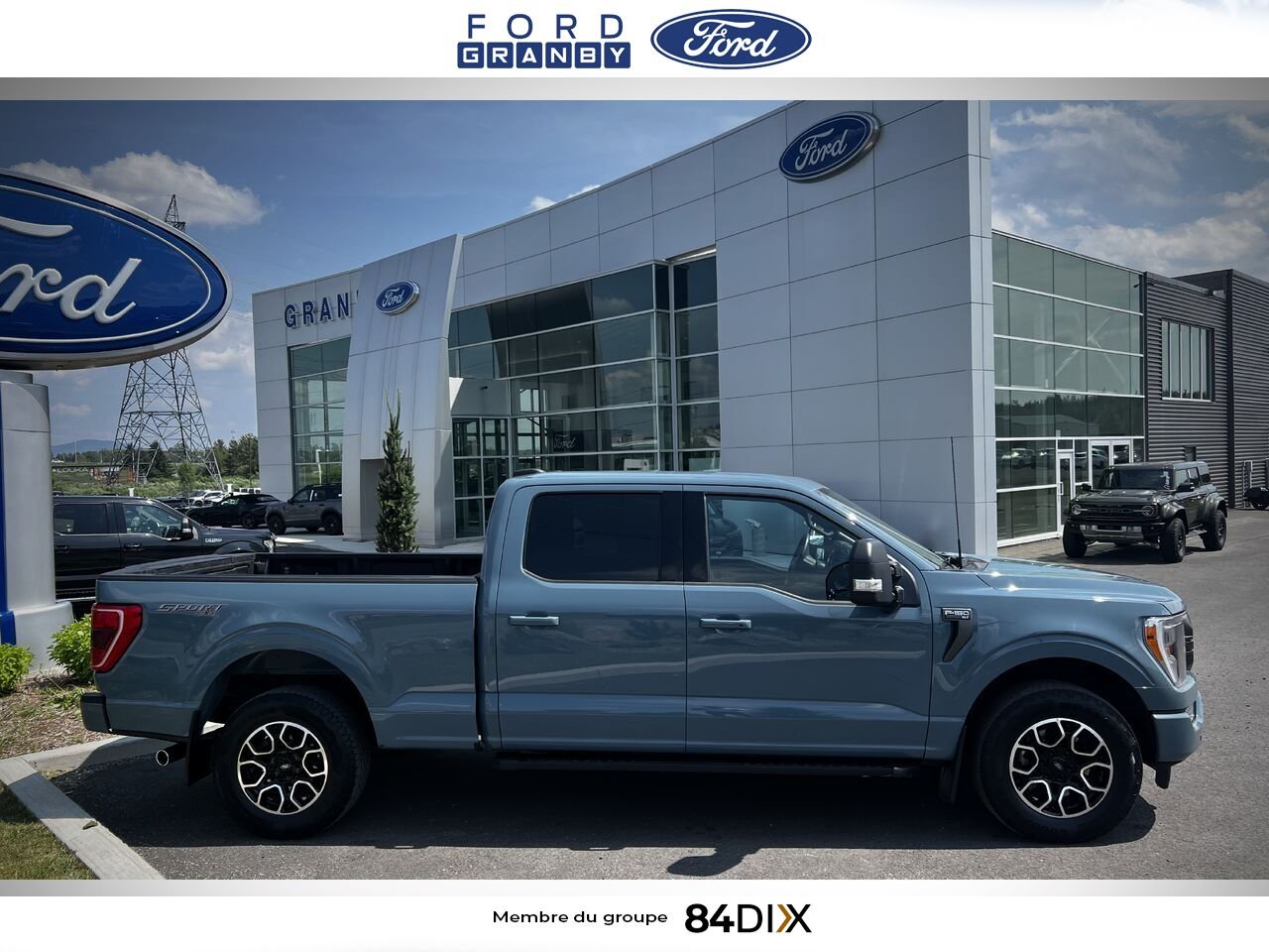 Ford F-150 2023 Bleu Granby - photo #3