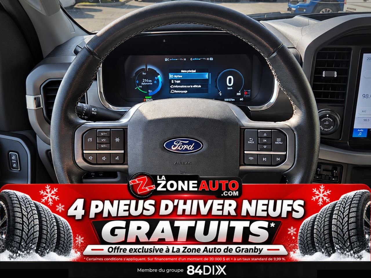 2024 Ford F-150 Lightning XLT Black Granby - photo #13
