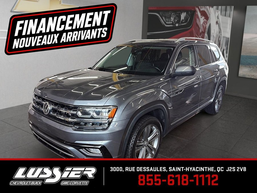 VOLKSWAGEN ATLAS EXECLINE 4D UTILITY 3.6 2019 Gris