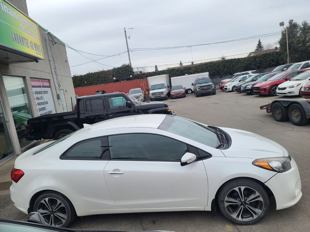 2014 Kia Forte Koup White  - photo #6