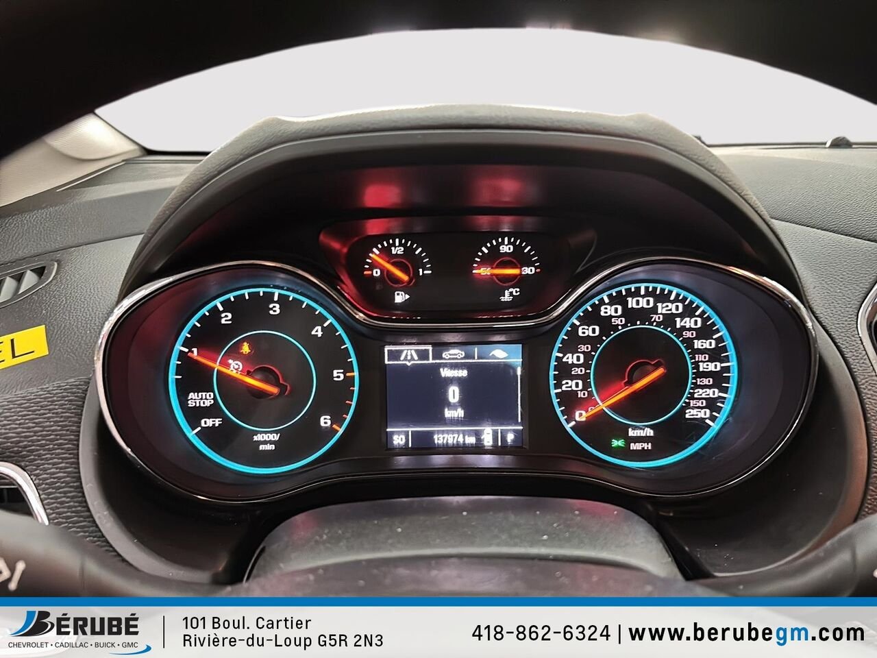 CHEVROLET CRUZE LT LT 1.6L berline 4 portes avec 1SH 2018 Argent Rivière-du-Loup - photo #13