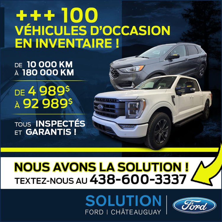 Véhicules d'occasion