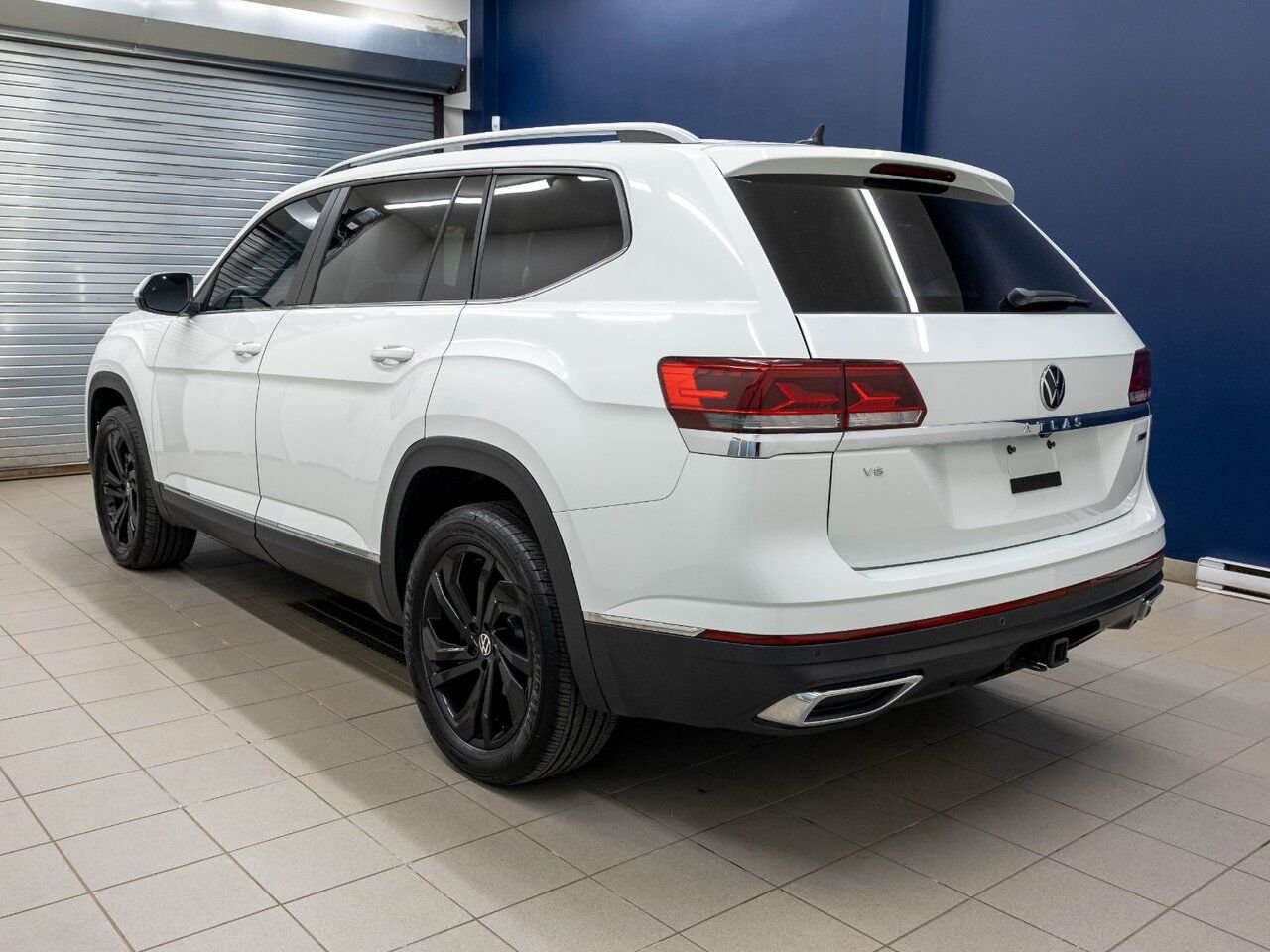 2022 Volkswagen Atlas HIGHLINE 4MOTION *TOIT* NAV SIÈGES VENT FENDER White Saint-Jérôme - photo #7